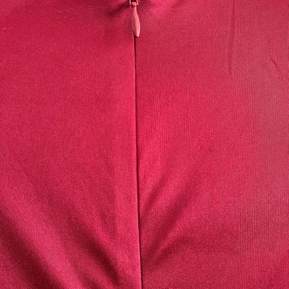 ALTUZARRA for Target Womens Red Satin Wrap Dress w Scarf - Picture 11 of 12